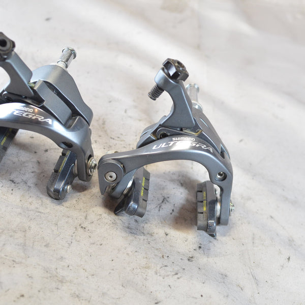 MINT Shimano Ultegra 6800 BR-6800 Road Caliper Brakes SwissStop Carbon Pads