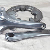 Shimano Ultegra 6700 10 Speed COMPACT Kurbelgarnitur FC-6750 50-34 170mm Grau