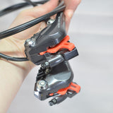 New Takeoff Shimano BR-RS805 Hydraulic Disc Brake Calipers Pair, Flat Mount