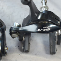 Shimano 105 5700 BR-5700 FRONT & REAR SET Side Pull Road Bike Calipers, 8/10 VG