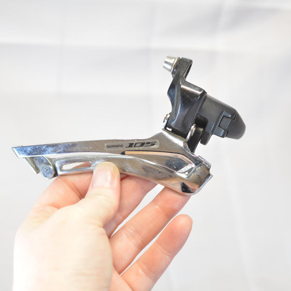 Shimano 105 FD-5700 Anlöt-Umwerfer 2x Double, 8/10 VG