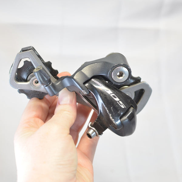 Shimano 105 5700 RD-5701 10-fach Schaltwerk mit langem Käfig, schwarz