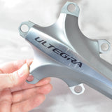 Shimano Ultegra 6700 10 Speed COMPACT Kurbelgarnitur FC-6750 50-34 172,5 mm Grau, 8/10 VG