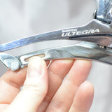 Shimano 105 FD-5700 Braze-On Front Derailleur 2x Double, 8/10 VG