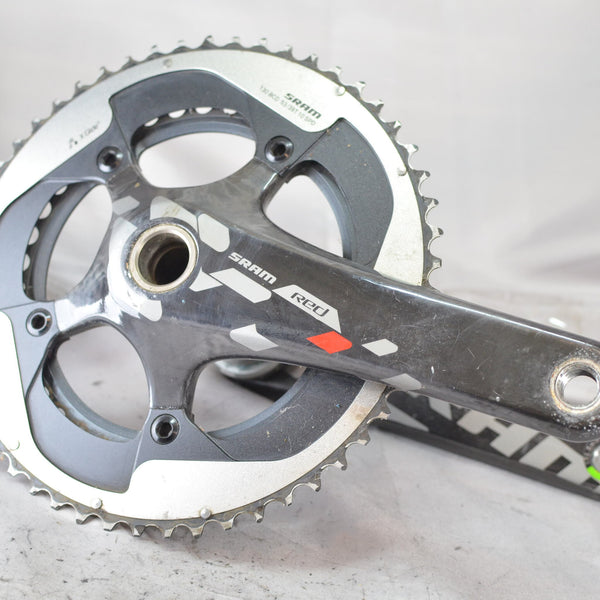 SRAM Red 53/39 172.5mm 10 Speed Road Crankset, VG