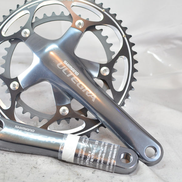 New Shimano Ultegra 6601 10 Speed COMPACT Crankset FC-6601 53-39 170mm Gray