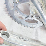 Shimano Ultegra 6600 53-39 172.5mm 10 Speed Double Crankset FC-6600, 7/10 Nice