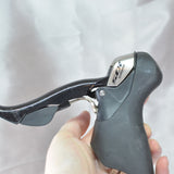 Shimano 105 5700 ST-5700 LINKS/VORNE 2x Double STI Shifter, Schwarz, 8/10 VG