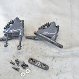 Shimano BR-R8070 Hydraulic Brake Flat Mount Road/Gravel Calipers Pair, 8/10 VG+