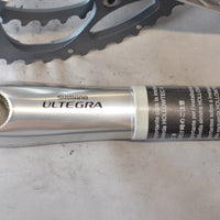 NEW Shimano Ultegra 6600 10 Speed DOUBLE Crankset FC-6600 53-39 175mm Silver
